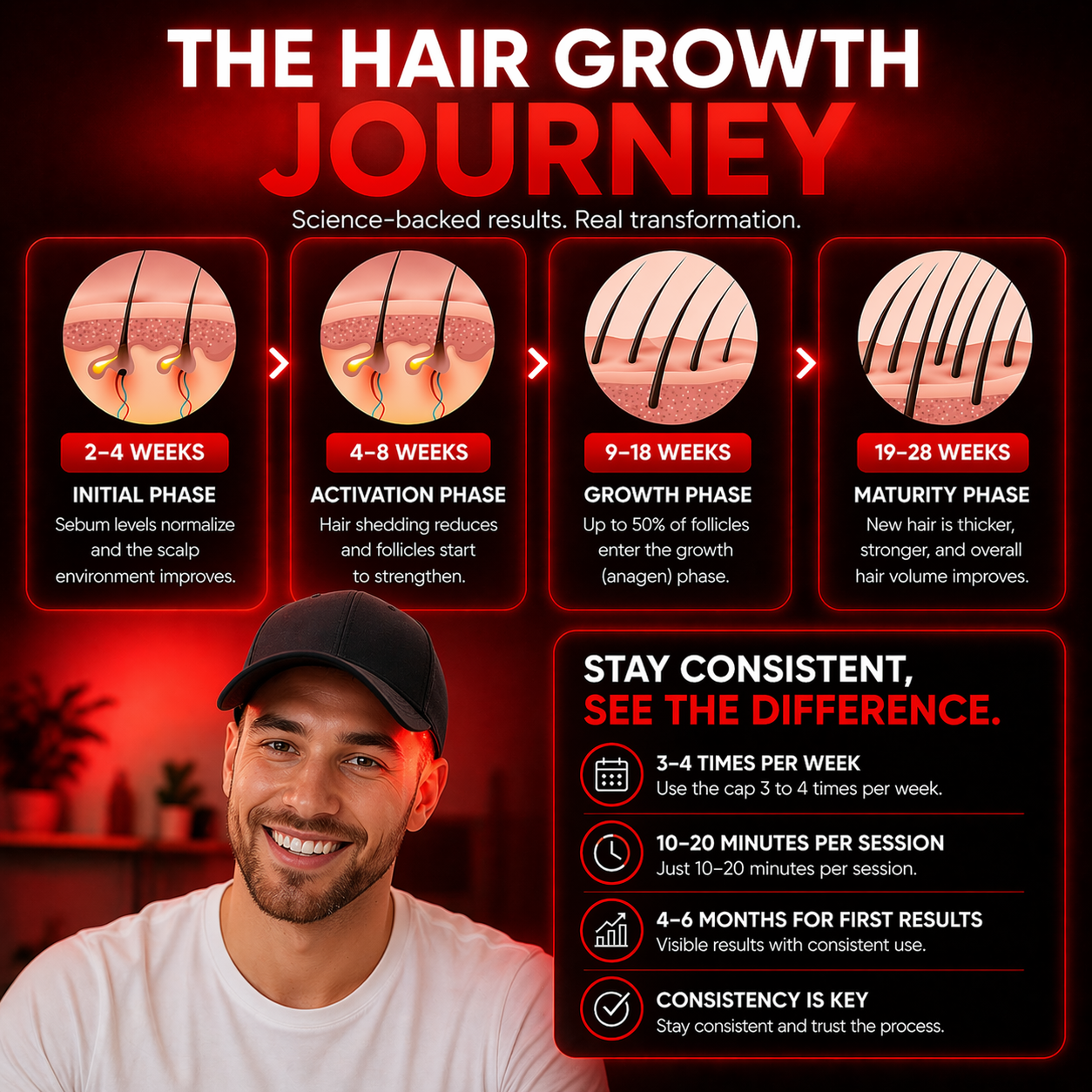 Advanced Hair Growth Cap